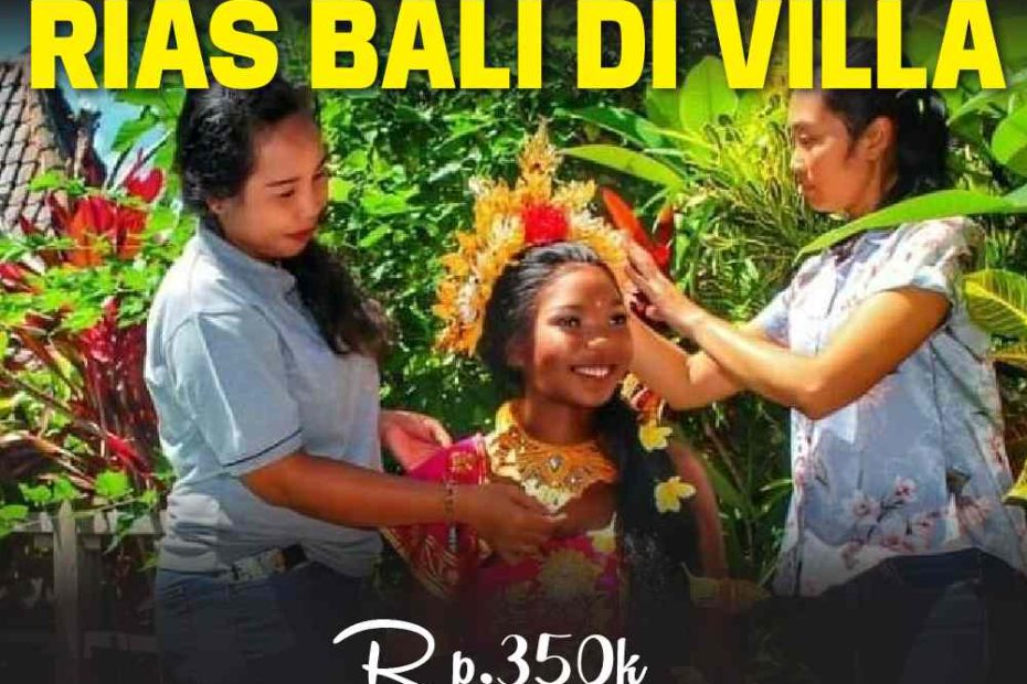 Jasa Rias Adat Bali di Villa