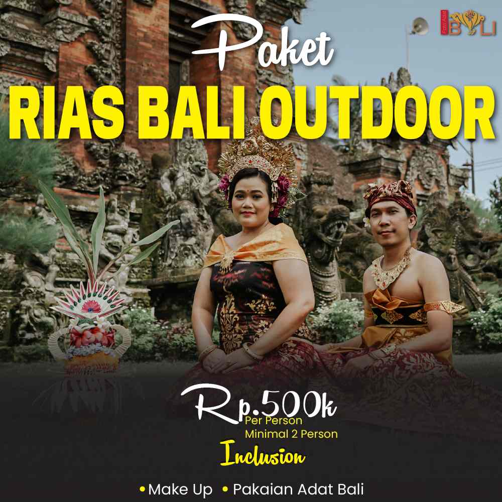 Paket Rias Adat Bali Outdoor