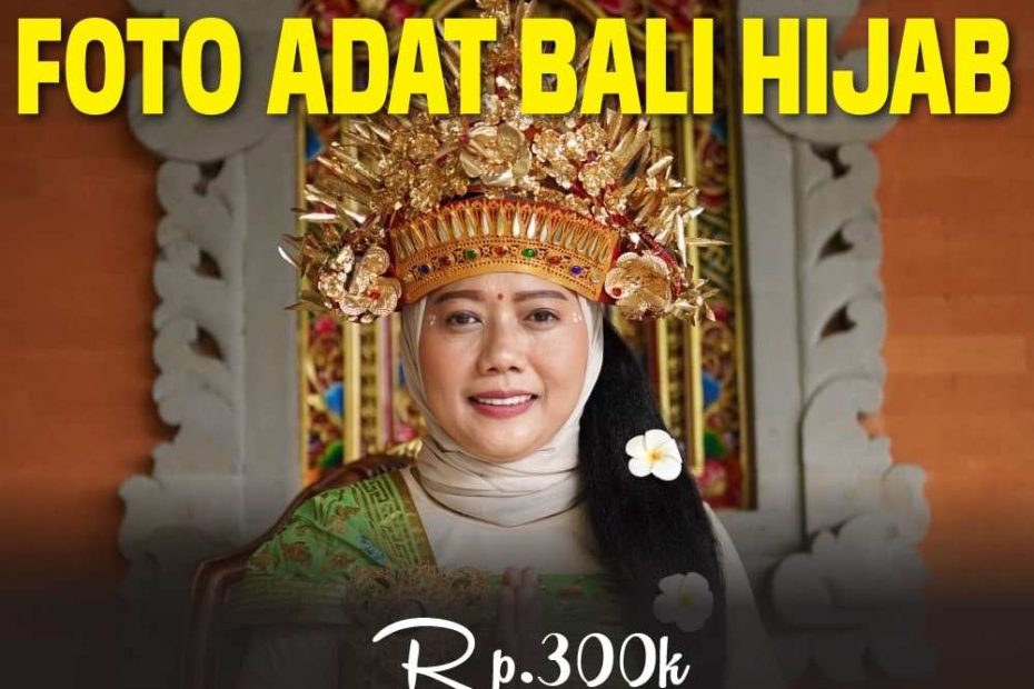 Foto Adat Bali Hijab